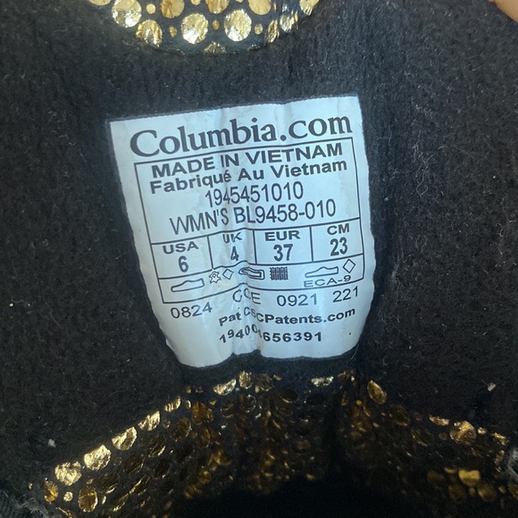 Columbia Waterproof Black snow boots - Picture 4 of 4